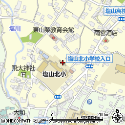 山梨県甲州市塩山千野3421-1周辺の地図