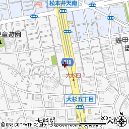 東京都江戸川区大杉5丁目32周辺の地図