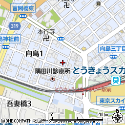 古宇田パーキング向島No.12【00:00〜23:59】周辺の地図