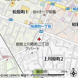 産経新聞昭島専売所周辺の地図
