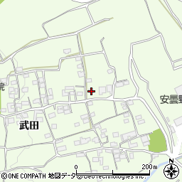 山梨県韮崎市神山町武田687-1周辺の地図