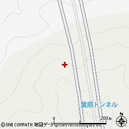 葉原トンネル周辺の地図