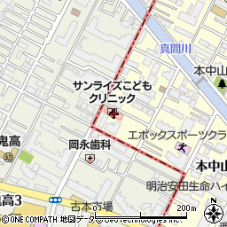 千葉県船橋市本中山4丁目22-10周辺の地図