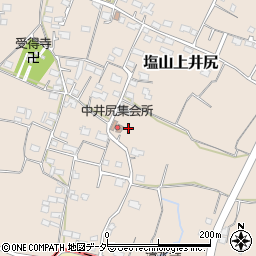 山梨県甲州市塩山上井尻589-2周辺の地図