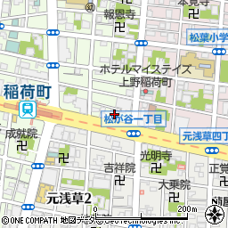 株式会社東京松屋　インテリア和紙ショールーム周辺の地図