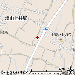 山梨県甲州市塩山上井尻423周辺の地図