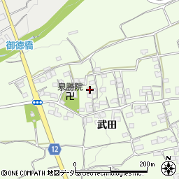 山梨県韮崎市神山町武田782周辺の地図