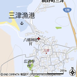 京都府京丹後市網野町三津188周辺の地図