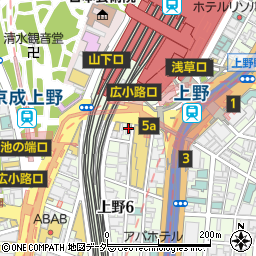 東京都台東区上野6丁目14 7の地図 住所一覧検索 地図マピオン