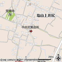 山梨県甲州市塩山上井尻589-1周辺の地図