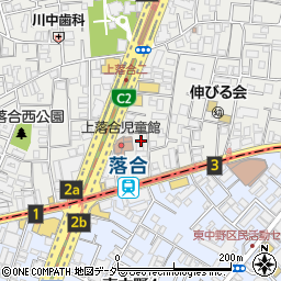 東京都新宿区上落合2丁目28周辺の地図