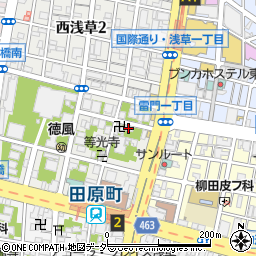 なつめ寺周辺の地図