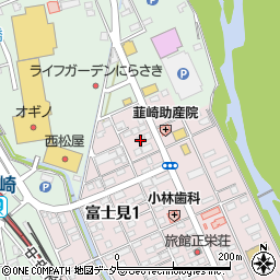 山梨県韮崎市富士見1丁目6周辺の地図