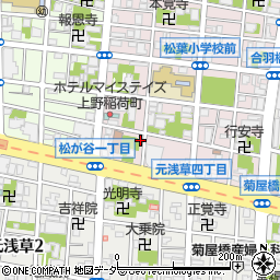 東京都台東区松が谷1丁目4-15周辺の地図