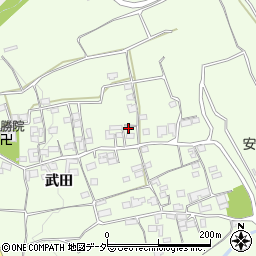 山梨県韮崎市神山町武田645周辺の地図