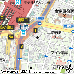 かぶら屋 東上野店周辺の地図