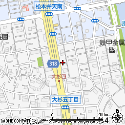 東京都江戸川区大杉4丁目7周辺の地図