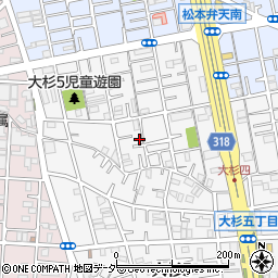 東京都江戸川区大杉5丁目17-12周辺の地図