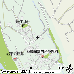山梨県韮崎市岩下1108周辺の地図
