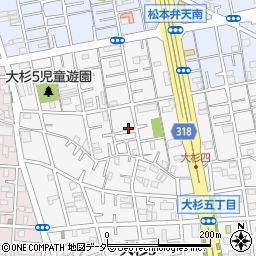 東京都江戸川区大杉5丁目16-12周辺の地図