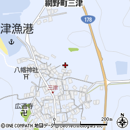 京都府京丹後市網野町三津172周辺の地図