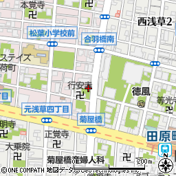 東京都台東区松が谷1丁目9-13周辺の地図