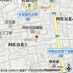 東京都営阿佐谷アパート周辺の地図