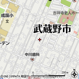 東京都武蔵野市吉祥寺北町1丁目23周辺の地図
