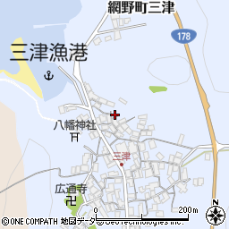 京都府京丹後市網野町三津187周辺の地図