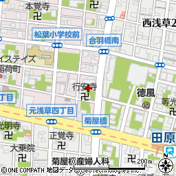 東京都台東区松が谷1丁目9周辺の地図