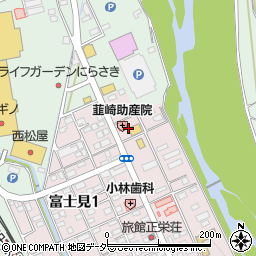 山梨県韮崎市富士見1丁目8周辺の地図