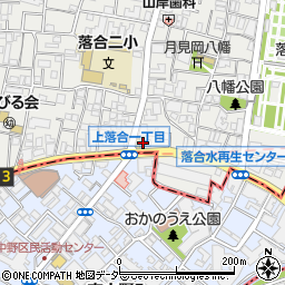 東京都新宿区上落合1丁目29-6周辺の地図