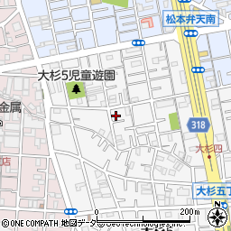 東京都江戸川区大杉5丁目17-5周辺の地図