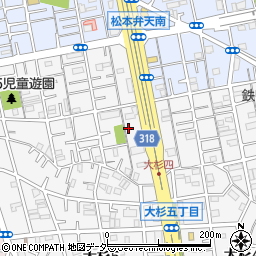 東京都江戸川区大杉5丁目32-7周辺の地図