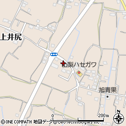 山梨県甲州市塩山上井尻851周辺の地図