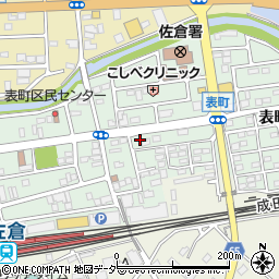 千葉県佐倉市表町3丁目11周辺の地図