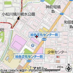 江戸川中央住宅周辺の地図