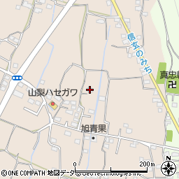 山梨県甲州市塩山上井尻1137周辺の地図