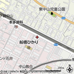 千葉県船橋市二子町503-1周辺の地図