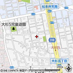 東京都江戸川区大杉5丁目16-11周辺の地図