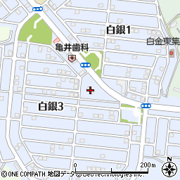 セブンイレブン佐倉白銀３丁目店周辺の地図
