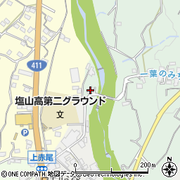 山梨県甲州市塩山下粟生野1649周辺の地図