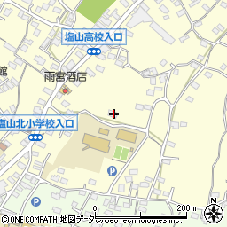 山梨県甲州市塩山千野3553周辺の地図