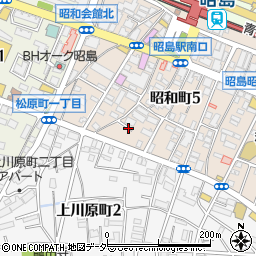 東京都昭島市昭和町5丁目8周辺の地図
