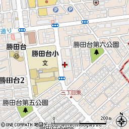 レクセルマンション勝田台周辺の地図