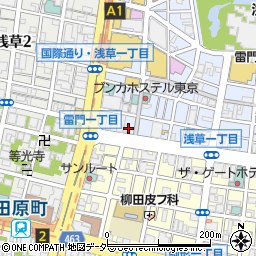 とんかつおりべ 浅草店周辺の地図