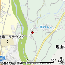 山梨県甲州市塩山下粟生野571周辺の地図