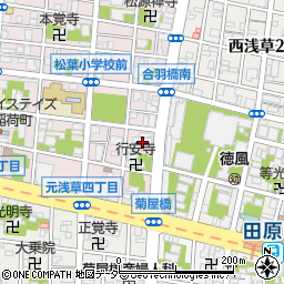 東京都台東区松が谷1丁目9-12周辺の地図