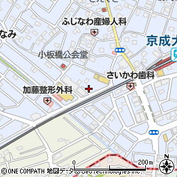 千葉県八千代市大和田572-5周辺の地図