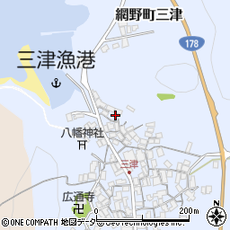 京都府京丹後市網野町三津191周辺の地図